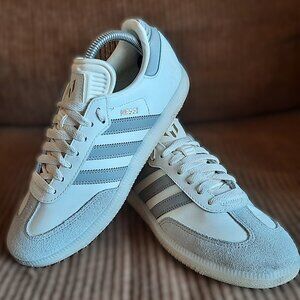 Adidas Samba Men's Size 7 OG Originals Lionel Messi Cream White/Gray/Gum Sole